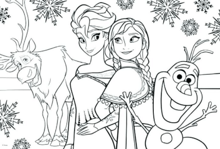 Free Printable:3m9gm1j2dbu= Frozen Coloring Pages